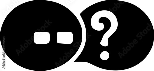 Conversation chat outline icon. linear style sign for mobile concept sign, symbol, vector, art