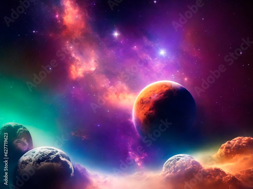 Deep  space galaxy background. Astronomical background. Starry sky.