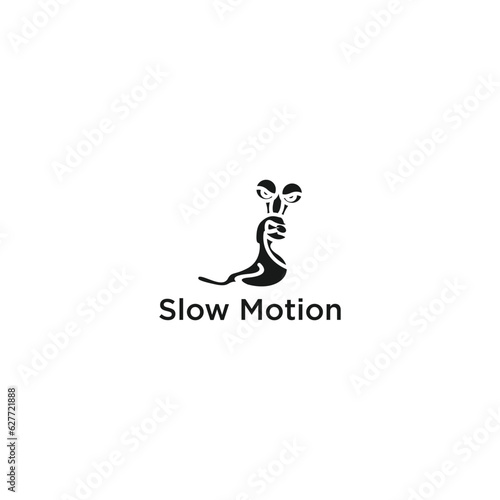Slow motion vector icon isolated