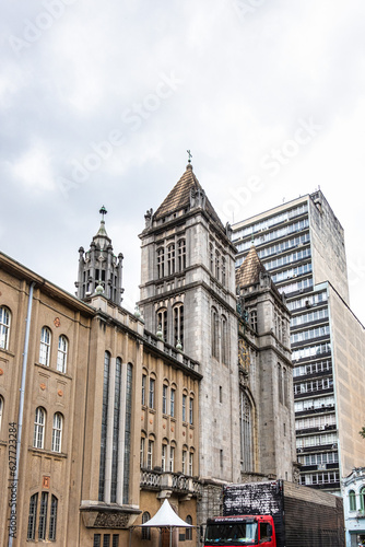Monastery of Sao Bento, Mosteiro de Sao Bento on Sao Bento square, downtown Sao Paulo, Brazil