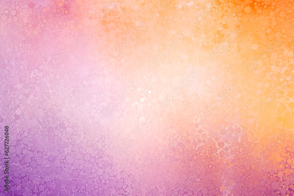 Abstract abstract background in pink, orange and yellow, colorized, light violet and light beige, shaped canvas, water drops, monochromatic shadows.