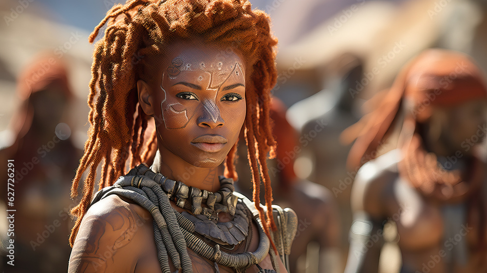 Himba - Semi-Nomadic Ethnic Group of Namibia. Himba - Semi-Nomadic Ethnic Group of Namibia.