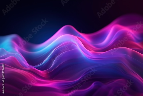 Wallpaper Mural abstract futuristic background with pink blue glowing neon moving high speed wave lines and bokeh lights. Data transfer concept Fantastic wallpaper Torontodigital.ca