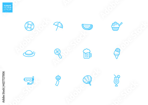 SUMMER ICON SET ＜夏のアイコンセット＞