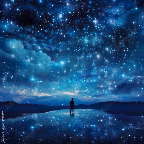 Contemplating Infinity: The Beauty of Stellar Reflections