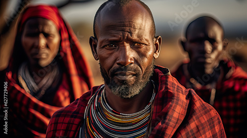 Maasai - Seminomadic Ethnic Group in East Africa photo