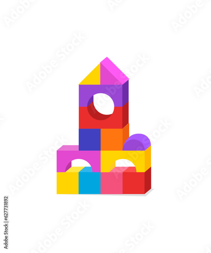 wood block toy with good quality and good design