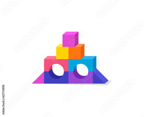 wood block toy with good quality and good design