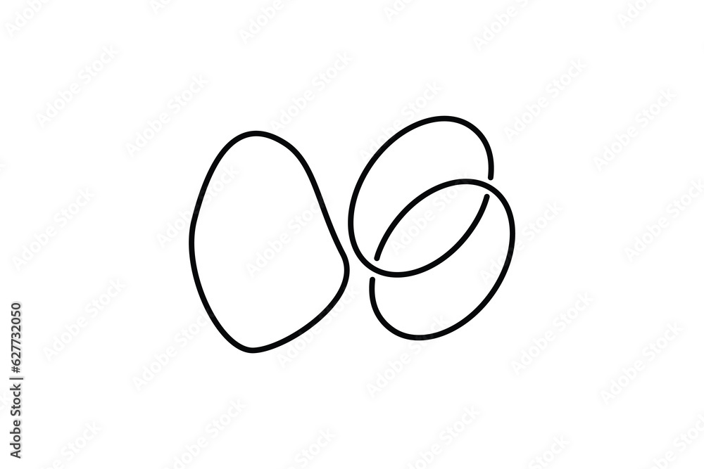 Rubber band icon. Icon related to stationery. line icon style. Simple vector design editable Rubber band icon. Icon related to stationery. line icon style. Simple vector design editable