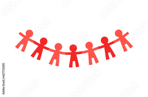 paper man holding hand toy with good quality and good design
