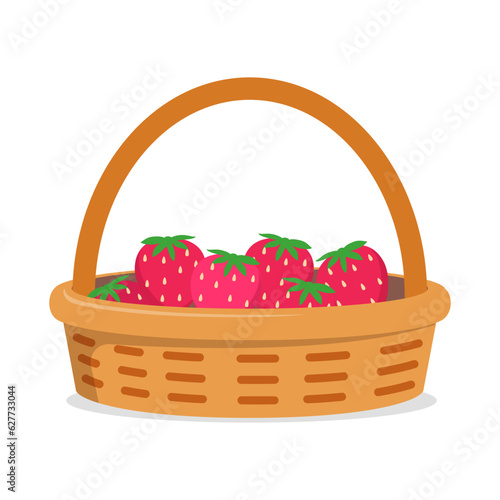 strwberry in the basket with good quality and good design
