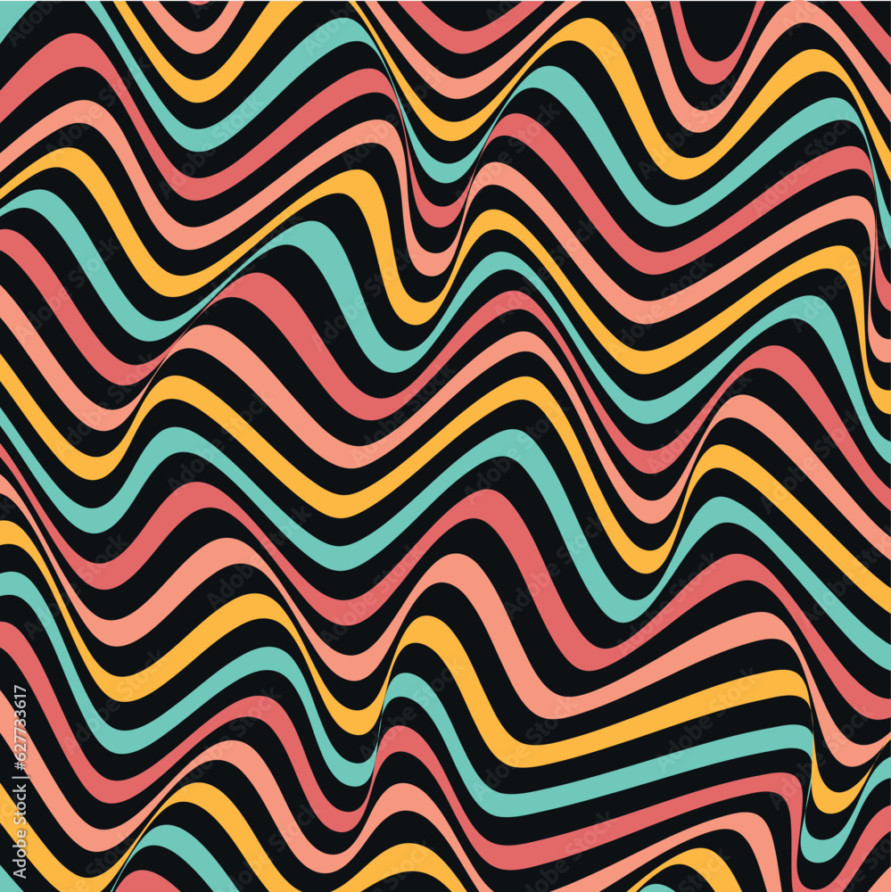 Modern liquify lines colorful background. Abstract liquify line background. Groovy 70s background wavy lines banner. Abstract geometric illustration Modern liquify lines colorful background. Abstract liquify line background. Groovy 70s background wavy lines banner. Abstract geometric illustration