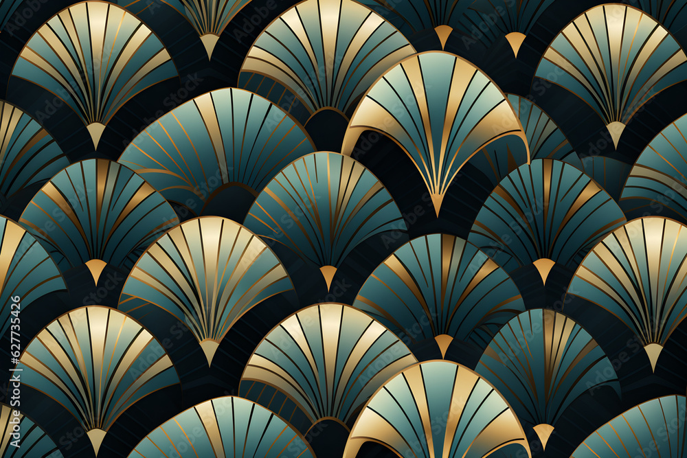 Art Deco style seamless pattern texture Art Deco style seamless pattern texture