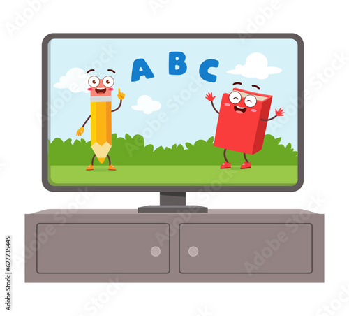 cartoon on television with good quality and good design