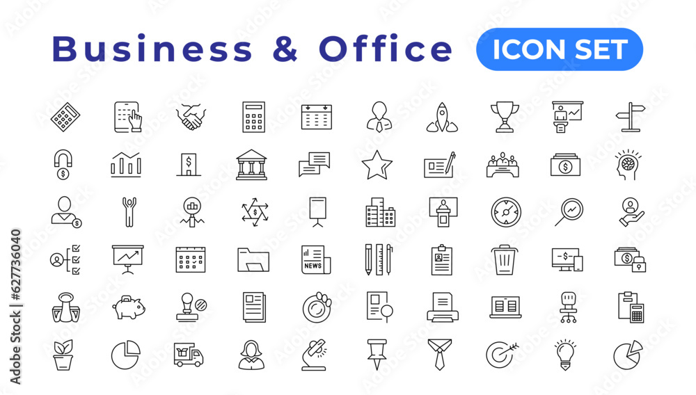 Business strategy set of web icons in line style. Business solutions icons for web and mobile app. Action List, research, solution, team, marketing, startup, advertising, business process Business strategy set of web icons in line style. Business solutions icons for web and mobile app. Action List, research, solution, team, marketing, startup, advertising, business process