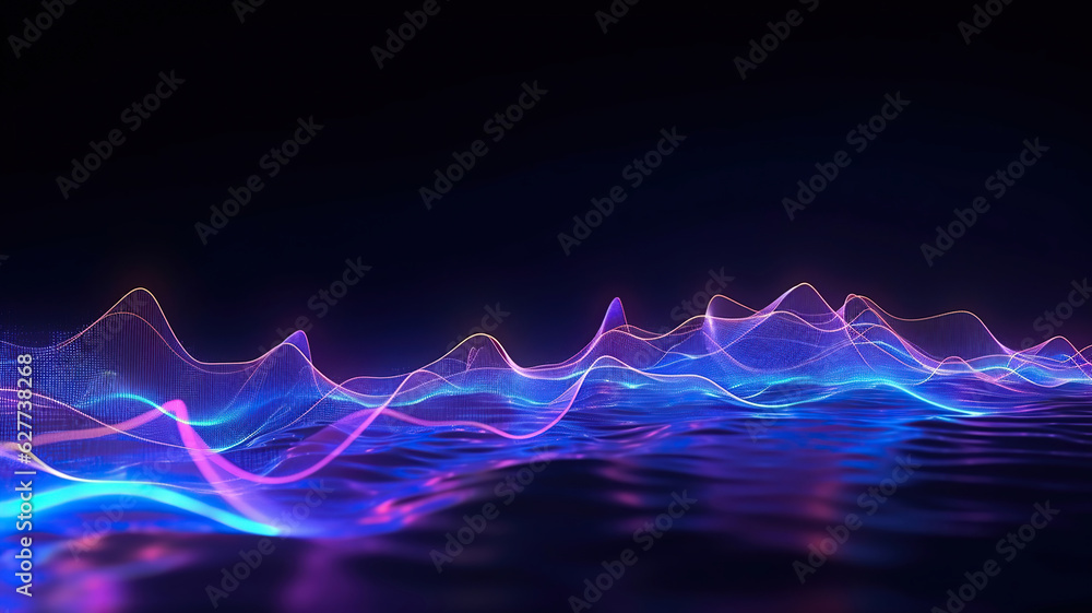 In the abstract realm of technology big data concept, data-driven decision-making takes center stage In the abstract realm of technology big data concept, data-driven decision-making takes center stage
