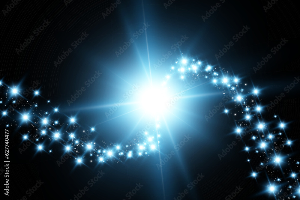 Comet on a transparent background. Bright Star. Starry beautiful path. Shooting star. Comet tail. Meteor flies. Space object.
Comet on a transparent background. Bright Star. Starry beautiful path. Shooting star. Comet tail. Meteor flies. Space object.