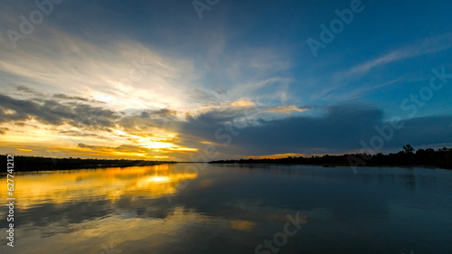 Wallpaper Mural Sunset in Sunderbans Torontodigital.ca
