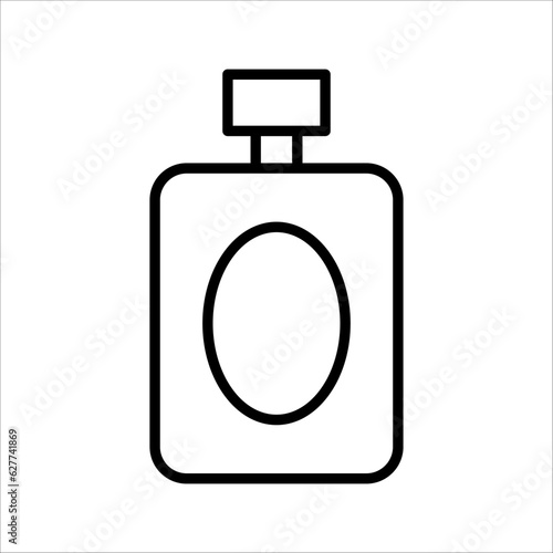 Cologne and Perfume Flat Icon Logo Illustration Vector Isolated. Make Up and Beauty Icon-Set. Suitable for Web Design, Logo, App, and Upscale Your Business.