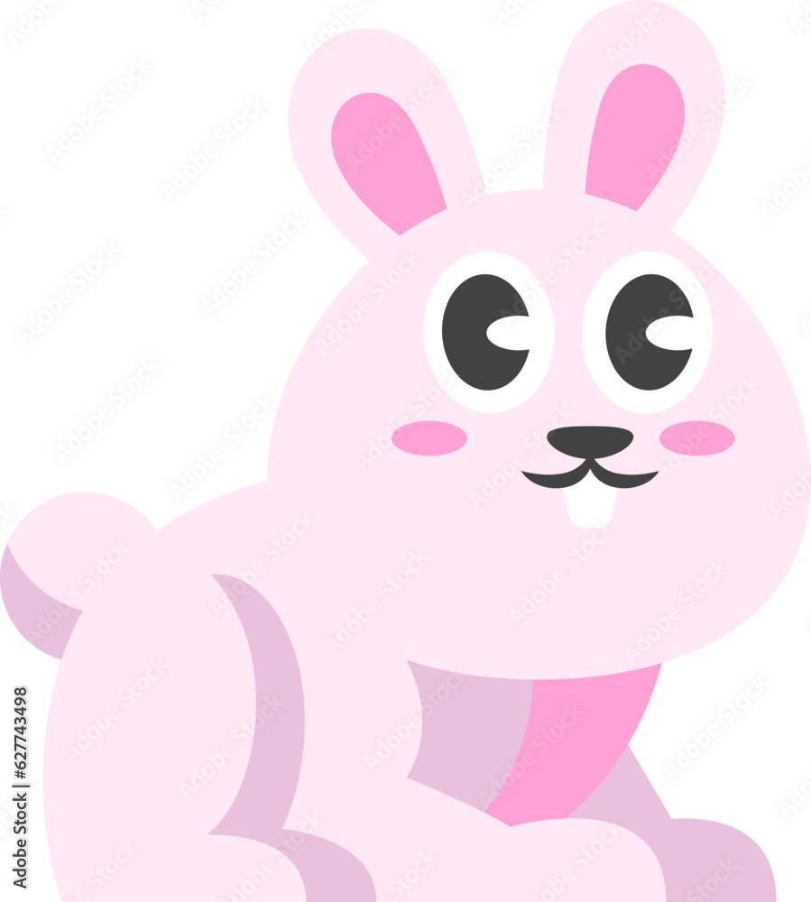 Cute Rabbit Illustration Cute Rabbit Illustration