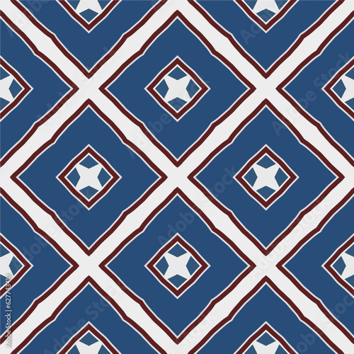 Geometric ornament in ethnic style.Seamless pattern with abstract shapes.Repeat design for fashion, textile design, on wall paper, wrapping paper, fabrics and home decor.