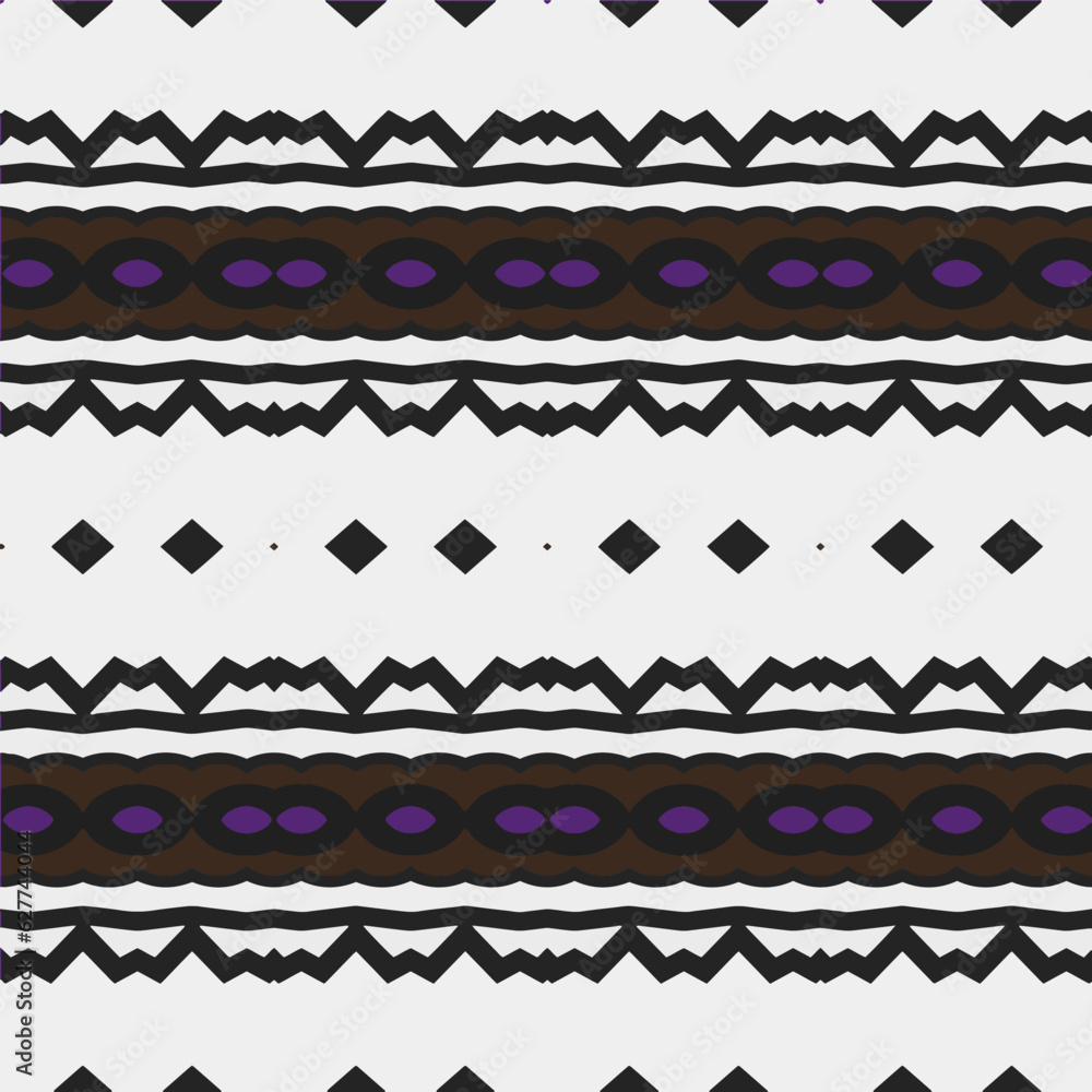 Geometric ornament in ethnic style.Seamless pattern with abstract shapes.Repeat design for fashion, textile design, on wall paper, wrapping paper, fabrics and home decor. Geometric ornament in ethnic style.Seamless pattern with abstract shapes.Repeat design for fashion, textile design, on wall paper, wrapping paper, fabrics and home decor.