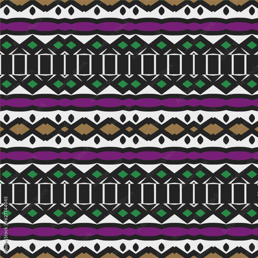Geometric ornament in ethnic style.Seamless pattern with abstract shapes.Repeat design for fashion, textile design, on wall paper, wrapping paper, fabrics and home decor. Geometric ornament in ethnic style.Seamless pattern with abstract shapes.Repeat design for fashion, textile design, on wall paper, wrapping paper, fabrics and home decor.