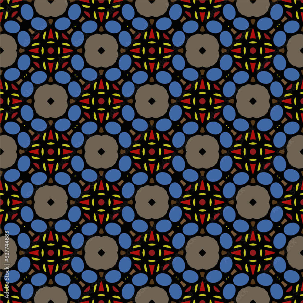 Geometric ornament in ethnic style.Seamless pattern with abstract shapes, repeat tiles.Repeat design for fashion, textile design, on wall paper, wrapping paper, fabrics and home decor. Geometric ornament in ethnic style.Seamless pattern with abstract shapes, repeat tiles.Repeat design for fashion, textile design, on wall paper, wrapping paper, fabrics and home decor.