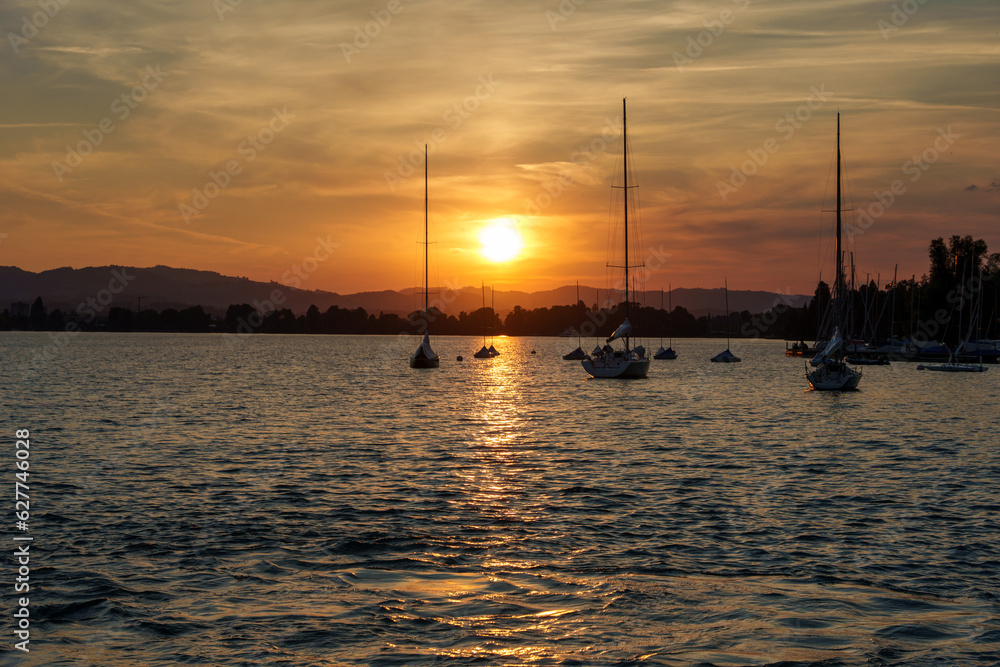 Goldene Stunde am Thunersee