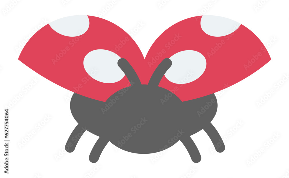 Obraz premium Cute ladybug Illustration