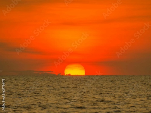 sunset on the sea © supakit
