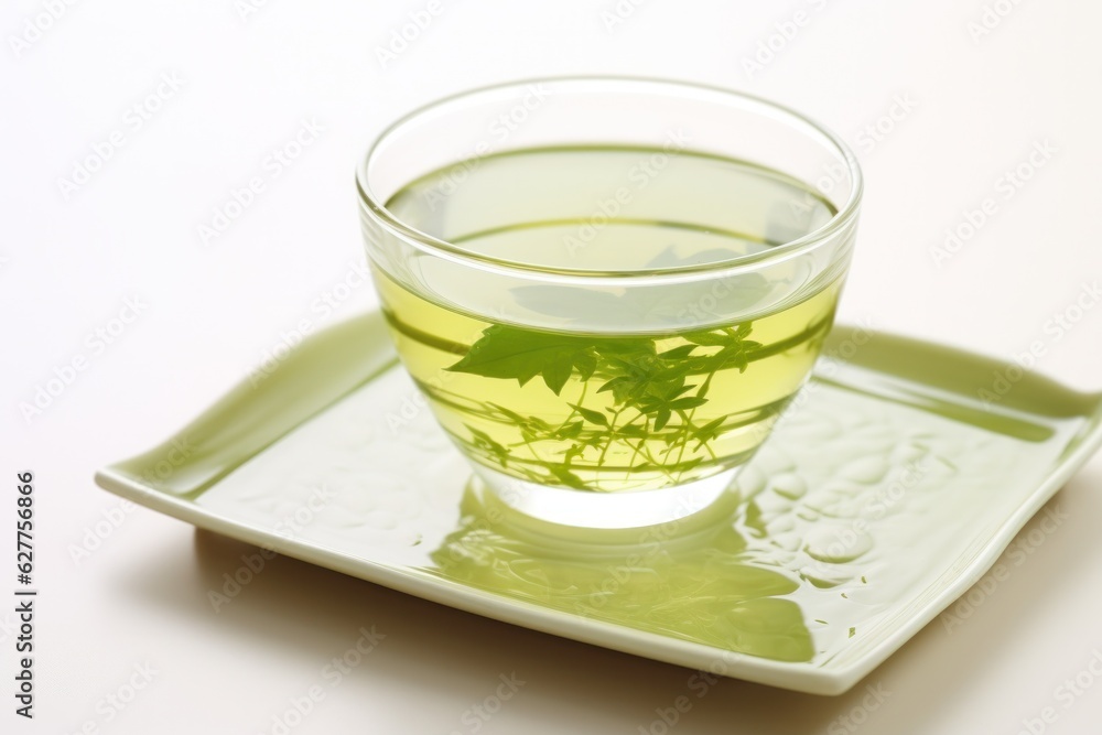 Glass of green tea Glass of green tea