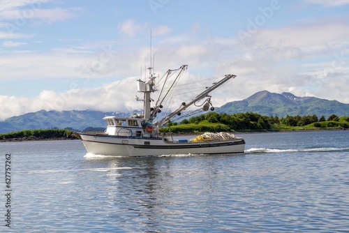 Salmon trawler in Kodiak, Alaska