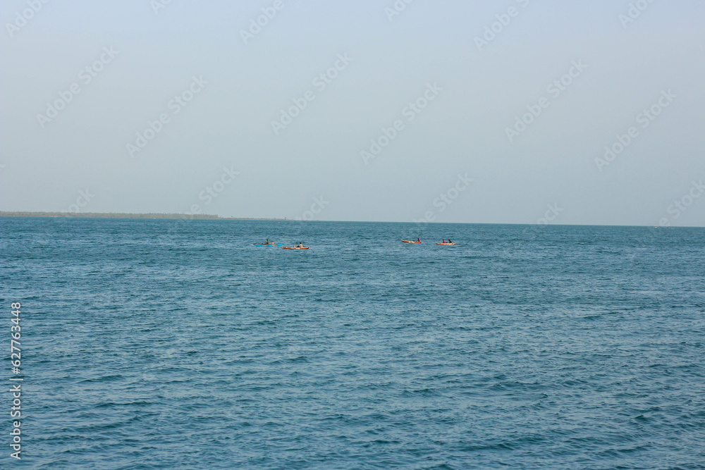 boat on the sea