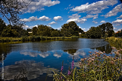 Beautiful Pond in Jettenbach, Bavaria photo