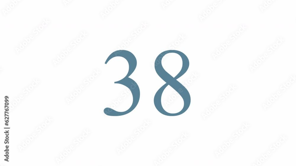 Count from one to one hundred animation. Luma matte, alpha channel. Gray blue color. Count from one to one hundred animation. Luma matte, alpha channel. Gray blue color.