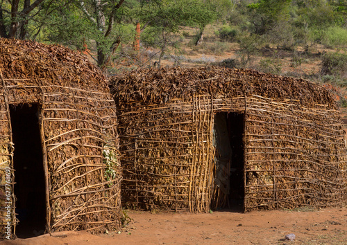 Borana Tribe Traditional Huts, Olaraba, Ethiopia photo