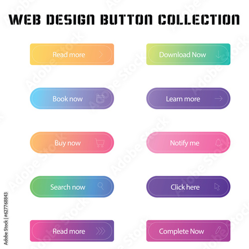 cta web button collection