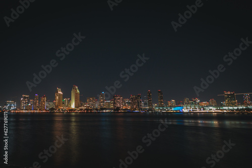 San Diego Skyline at Night