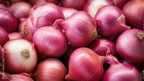 fresh onion wallpaper photo. generative ai photo