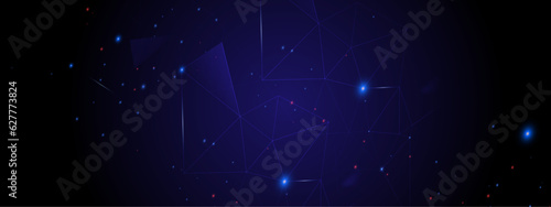 A beautiful Abstract digital technology background with network connection lines