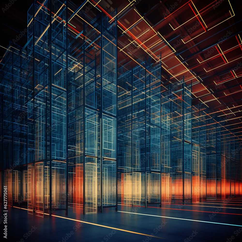 Fototapeta premium Warehouse logistics two