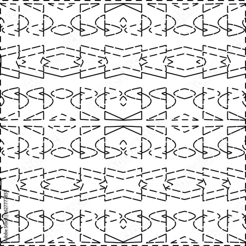 Dashes lines. Grunge texture. Black and white pattern. Abstract background for web page, textures, card, poster, fabric, textile.