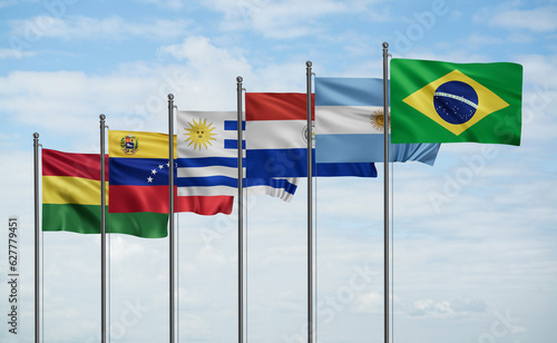 Mercosur Group of Flags photo