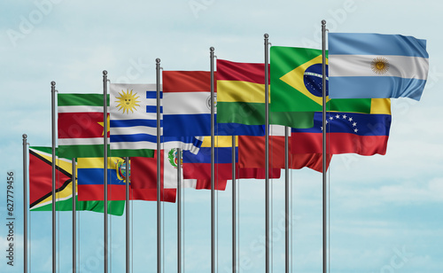 Mercosur Group of Flags