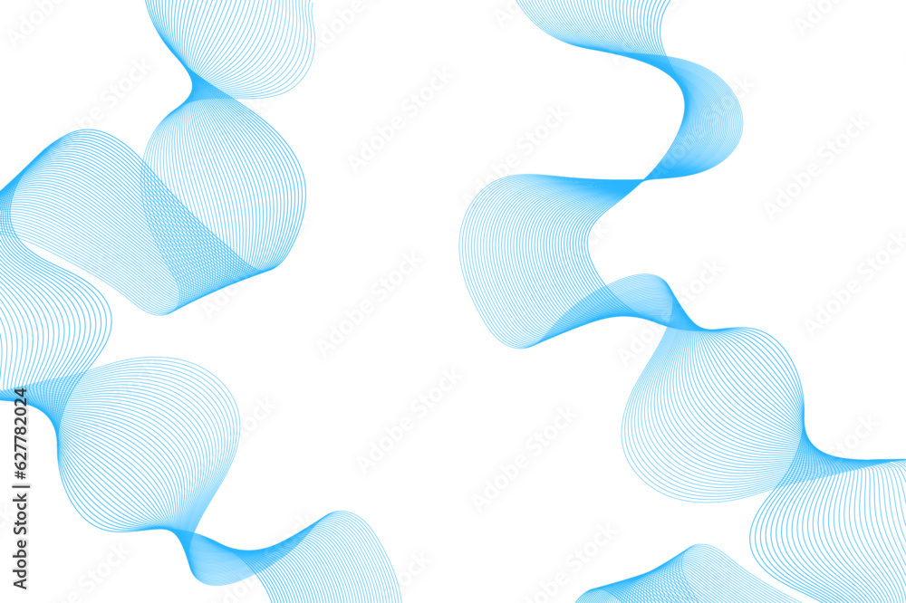 Abstract blue blend wave lines on transparent background. Modern blue flowing wave lines and glowing moving lines. Abstract frequency sound wave lines and technology curve lines background. Abstract blue blend wave lines on transparent background. Modern blue flowing wave lines and glowing moving lines. Abstract frequency sound wave lines and technology curve lines background.