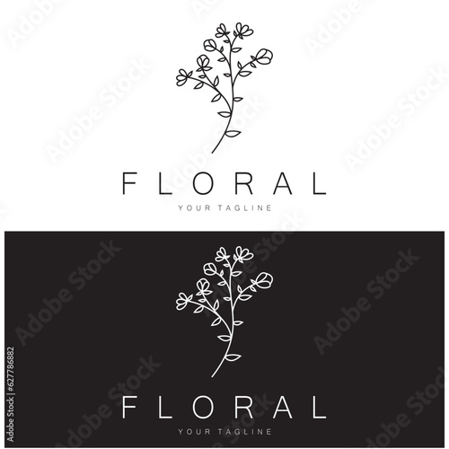 Elegant floral and leaf frame. Delicate botanical vector illustration for labels, spas, corporate identity, and wedding invitations