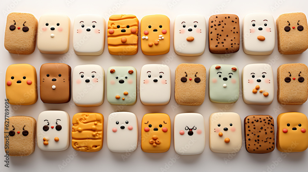 Colorful many sweet candy top view background Colorful many sweet candy top view background