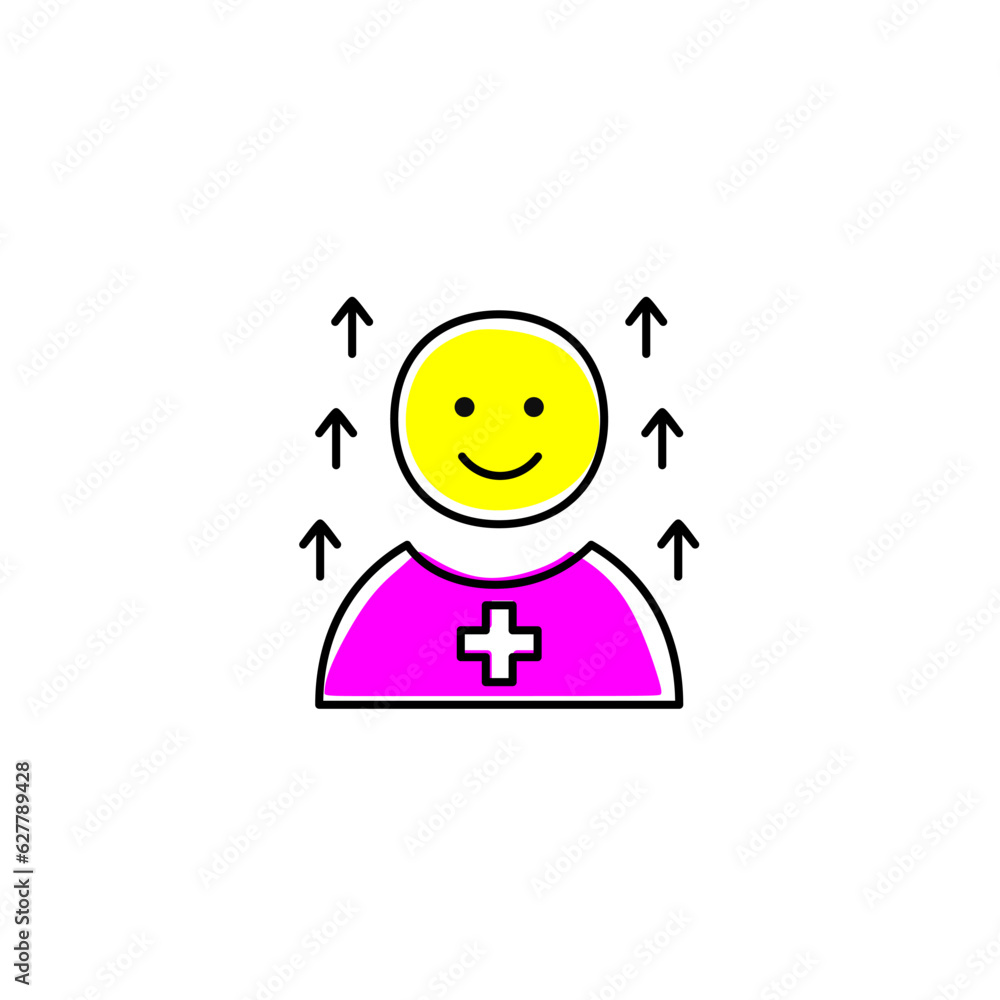therapy line color icon therapy line color icon