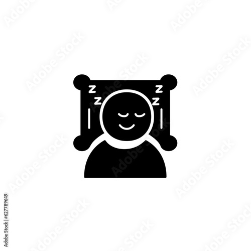 sleep well solid icon